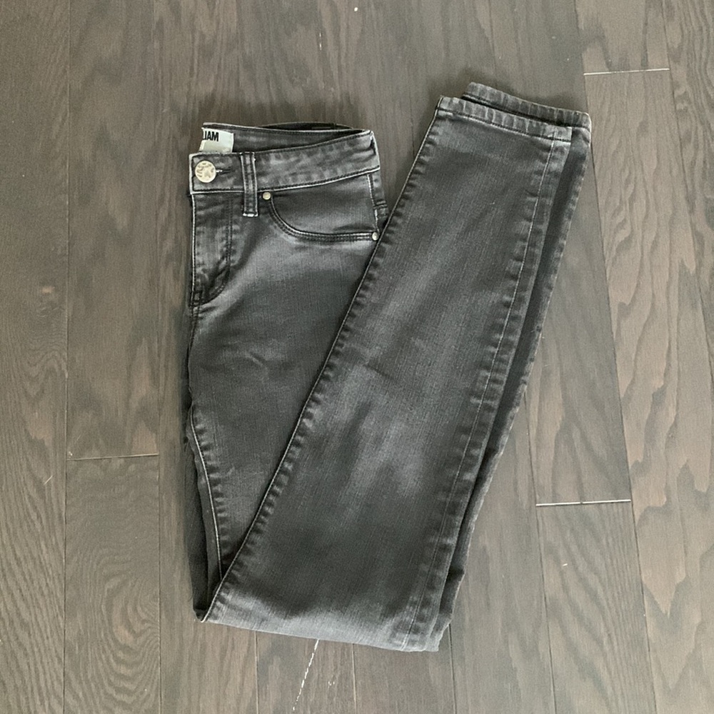 William Rast Faded Black Jeans